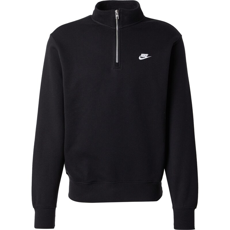 Nike Sportswear Mikina CLUB černá / bílá