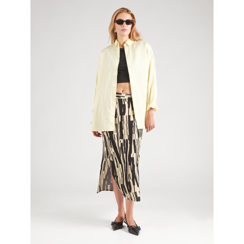 DKNY Sukně krémová / černá