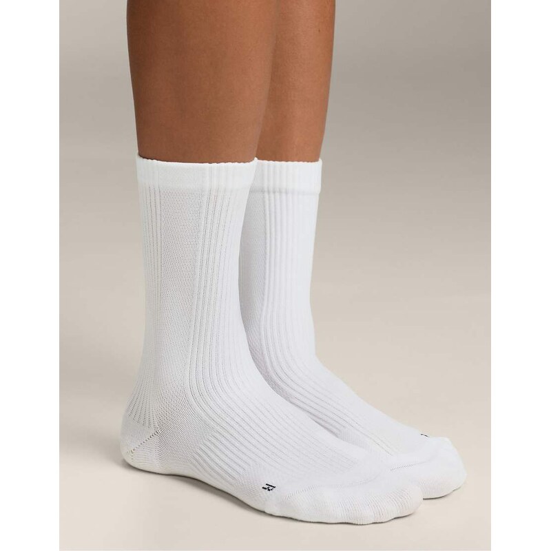 OYSHO 3 pairs of classic polyamide blend sports socks in white 109289507