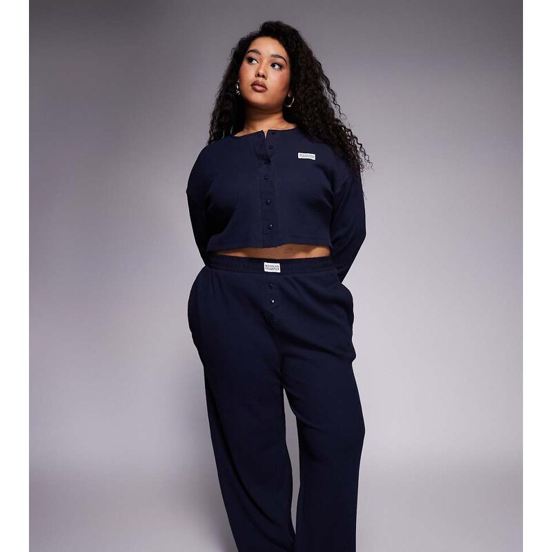 ASOS Weekend Collective Weekend Collective Curve co-ord waffle wide 109289393