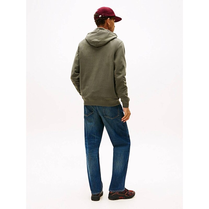 Tommy Jeans pánská khaki mikina