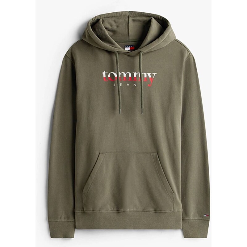 Tommy Jeans pánská khaki mikina