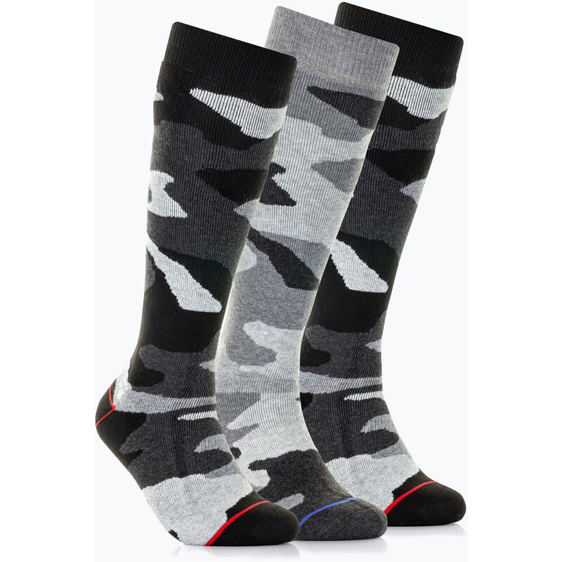 Lyžařské ponožky Surfanic Pro Tech Plus 3 pak black camo