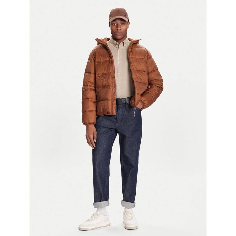 Tommy Jeans pánská hnědá bunda