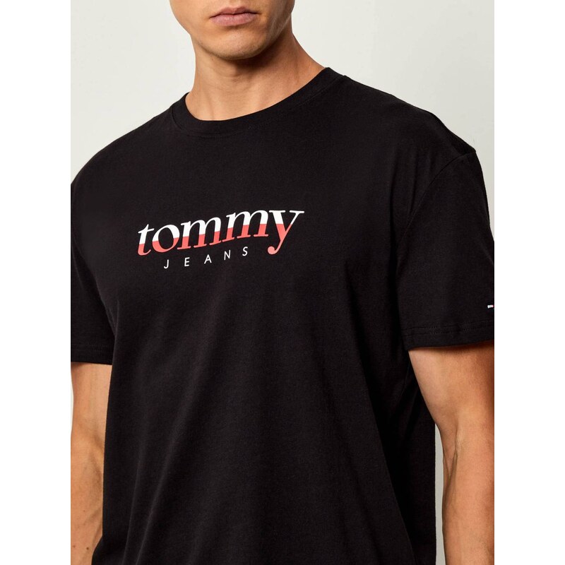 Tommy Jeans pánské černé triko