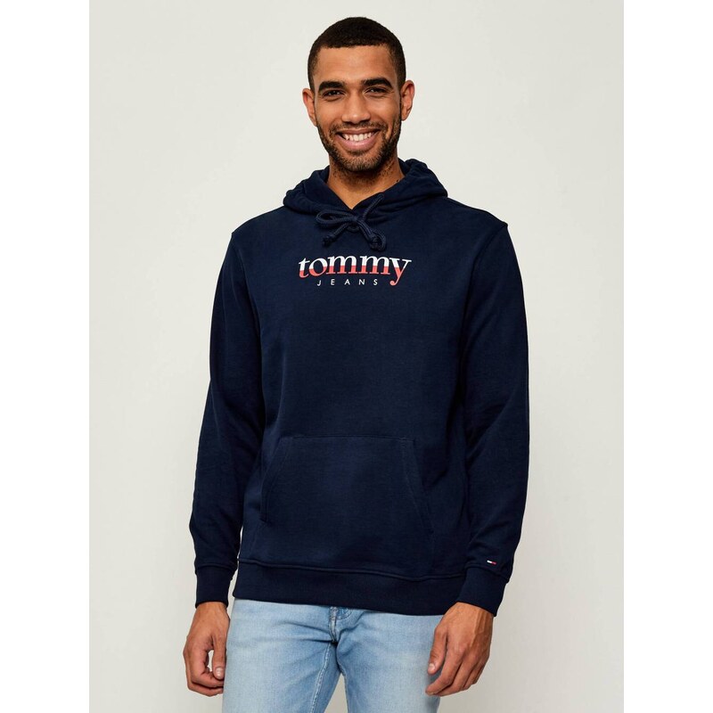 Tommy Jeans pánská modrá mikina