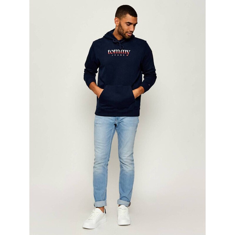 Tommy Jeans pánská modrá mikina