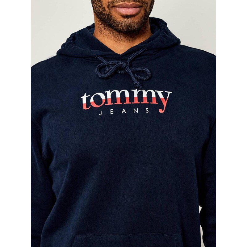 Tommy Jeans pánská modrá mikina
