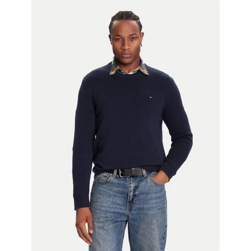 Tommy Jeans pánský modrý svetr