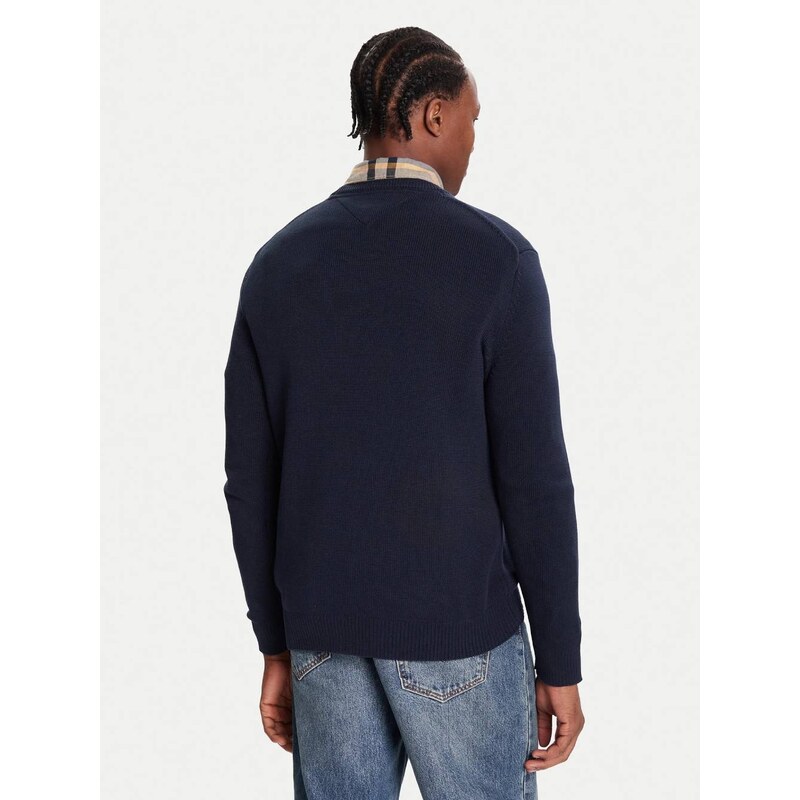 Tommy Jeans pánský modrý svetr