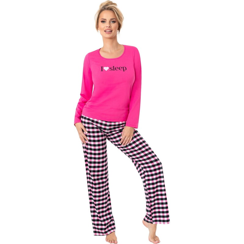 Dámské pyžamo DONNA SLEEP LONG fuchsie 109297079
