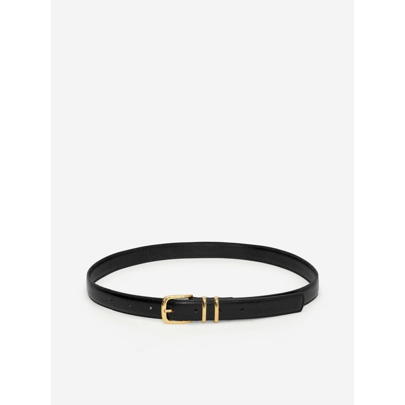 H&M - Kožený pásek - černá 109382701