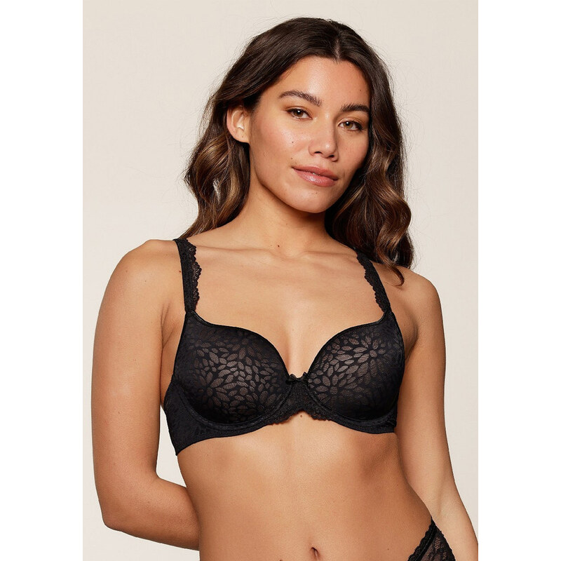Dámská podprsenka LingaDore 1400-1 black/nude 109307074