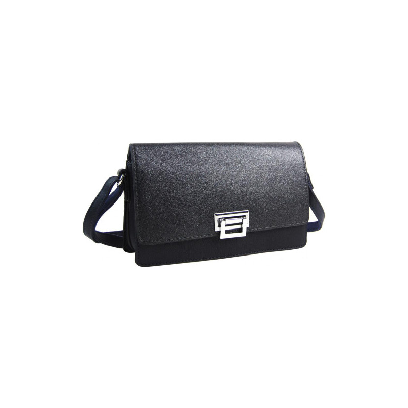 BELLA BELLY Tmavě modrá podélná crossbody dámská kabelka se třemi 108697089