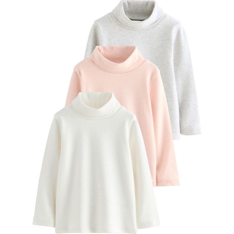 Next Svetr světle šedá / růžová / offwhite