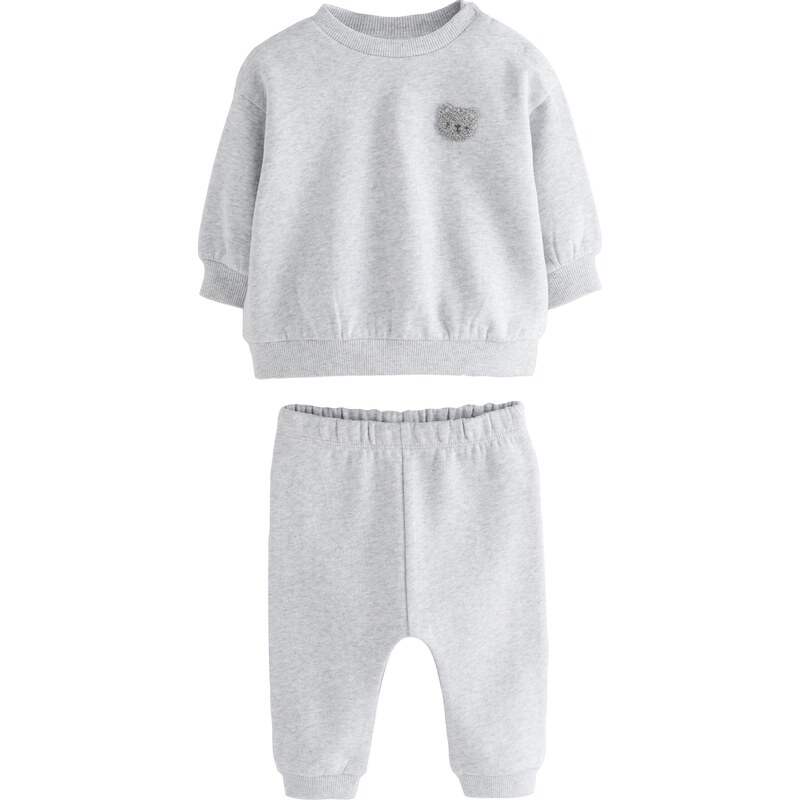 Next Joggingová souprava šedá / světle šedá