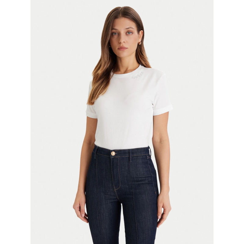 Guess calida ss t-shirt WHITE