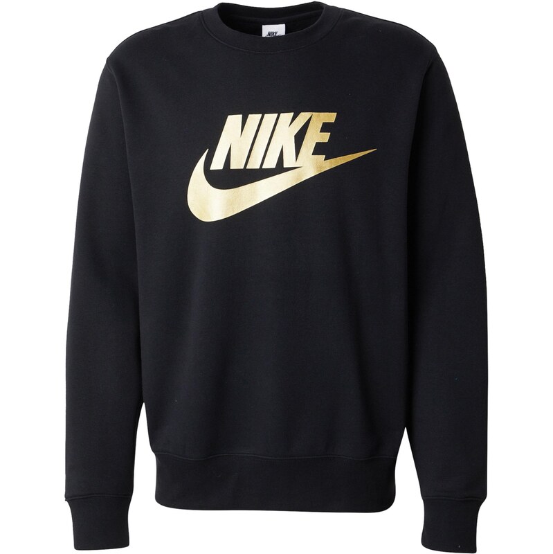 Nike Sportswear Mikina CLUB světle žlutá / černá