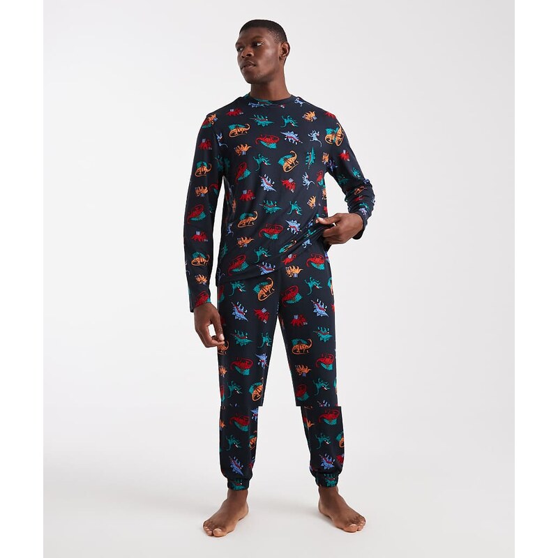 Urban Threads Christmas long sleeved crew and pyjama bottom in