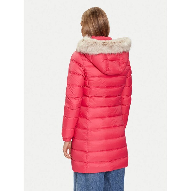 Tommy Jeans dámská růžová bunda