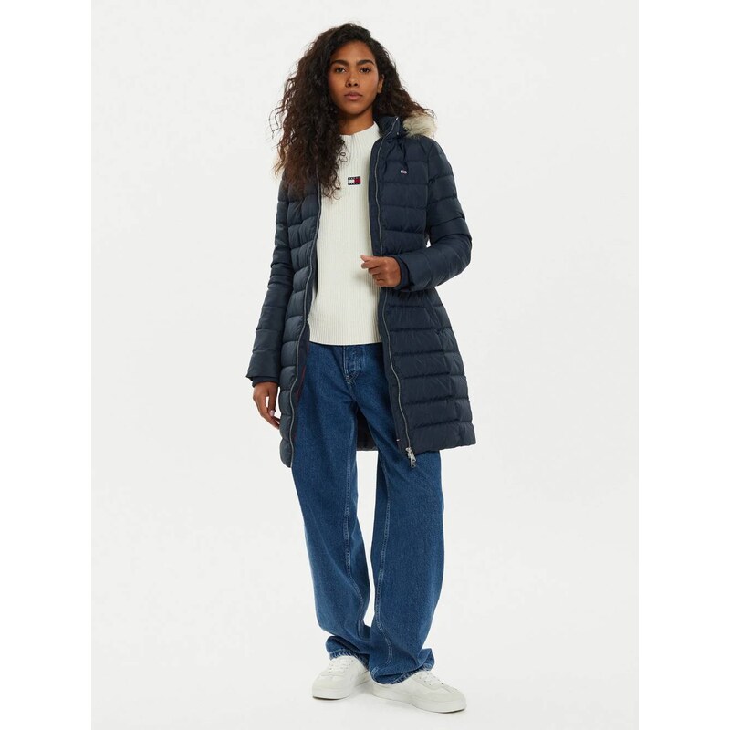 Tommy Jeans dámská modrá bunda