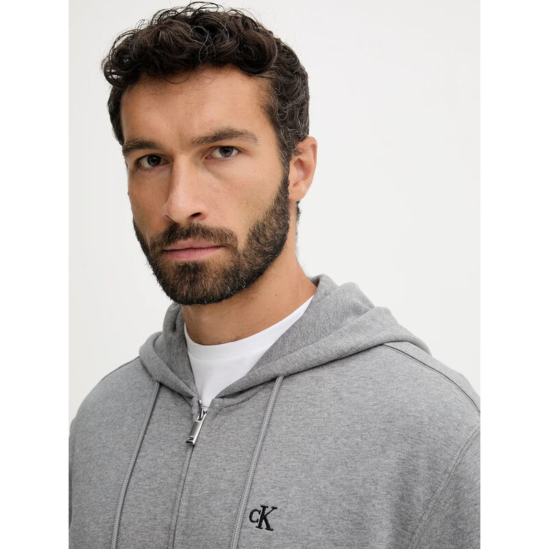Calvin Klein pánská šedá mikina