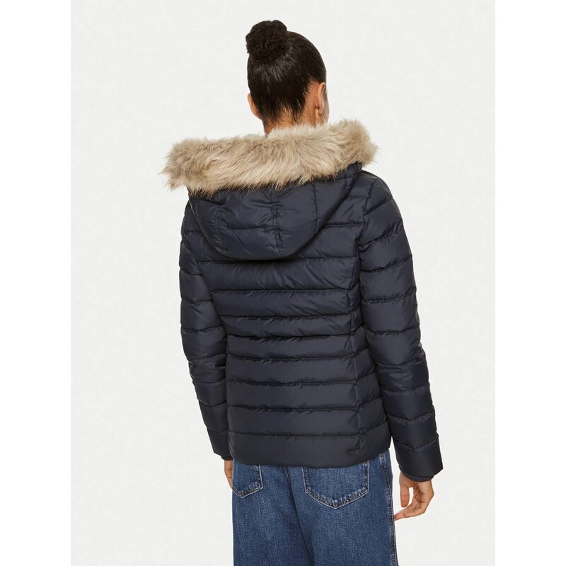 Tommy Jeans dámská modrá zimní bunda