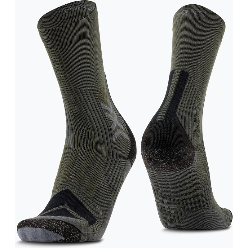 Pánské ponožky X-Socks Hike Expert Silver Crew green/black