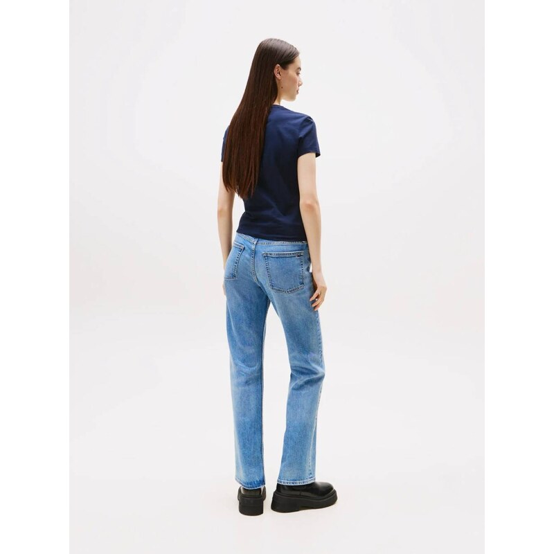 Tommy Jeans dámské modré tričko