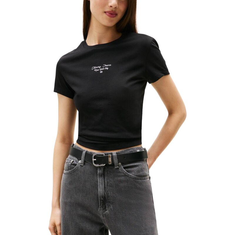 Tommy Jeans dámské černé tričko