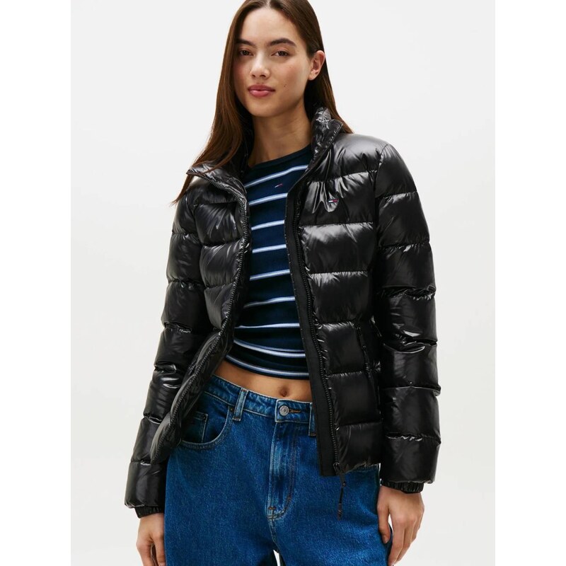 Tommy Jeans dámská černá zimní bunda