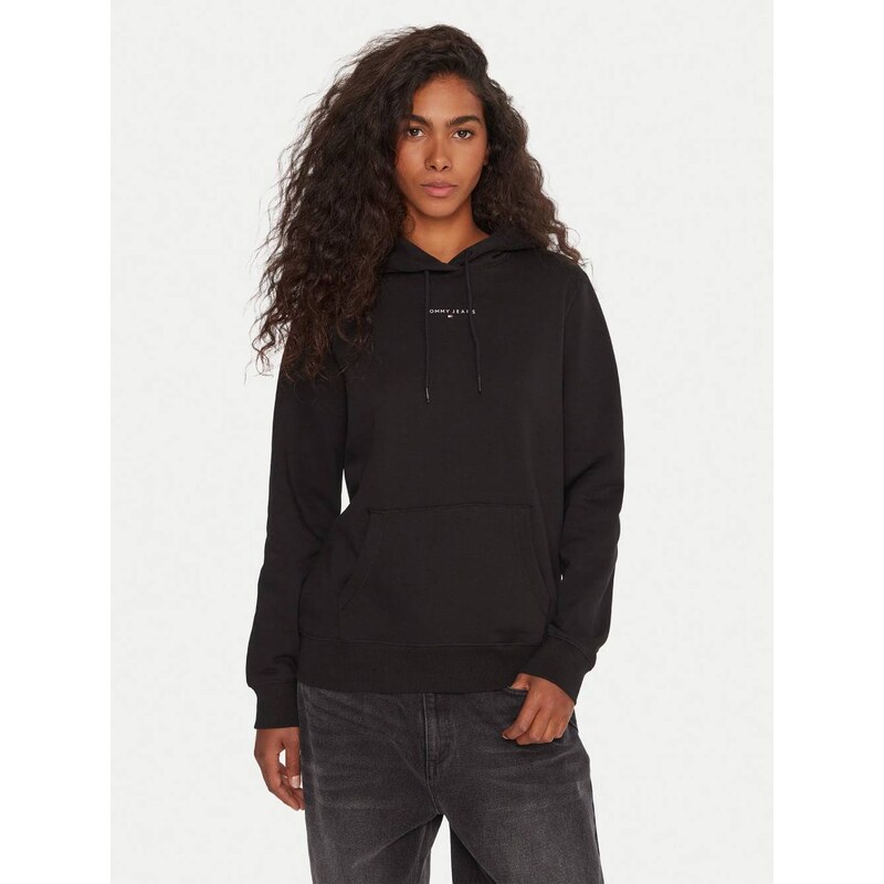 Tommy Jeans dámská černá mikina