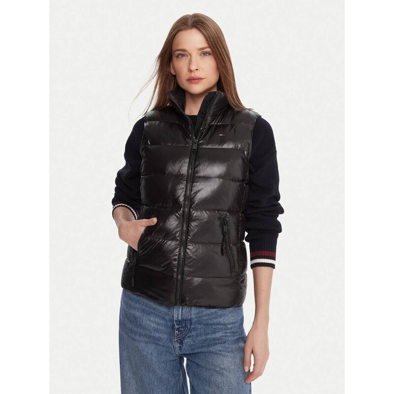 Tommy Jeans dámská černá vesta