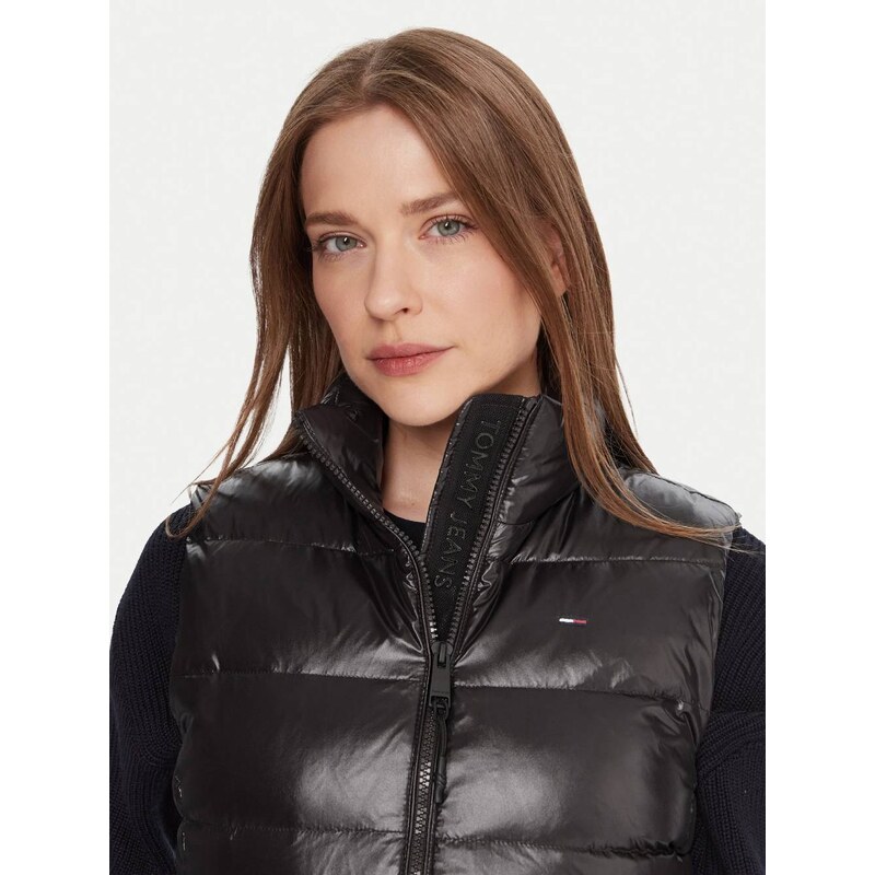 Tommy Jeans dámská černá vesta