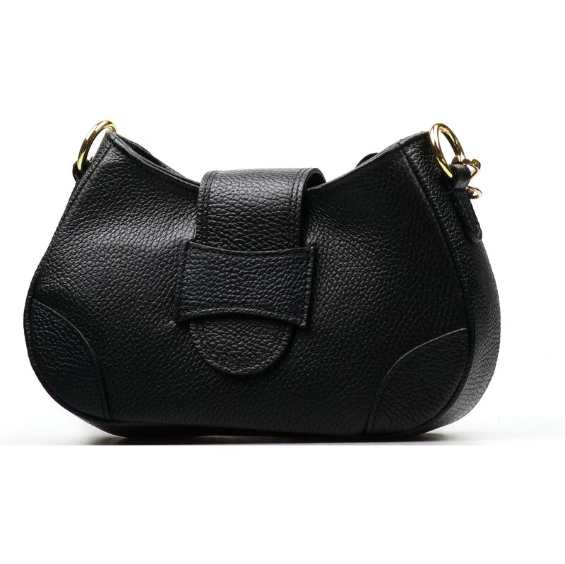 Blaire Kožená crossbody kabelka Leila černá