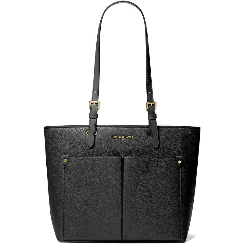 Michael Kors Jet Set Medium Pocket Tote Bag Black