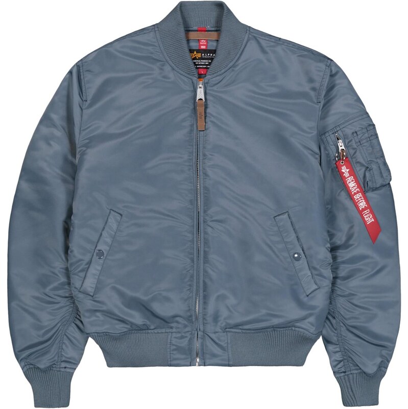 ALPHA INDUSTRIES Zimní bunda MA-1 VF Vintage Fit 59 modrá /