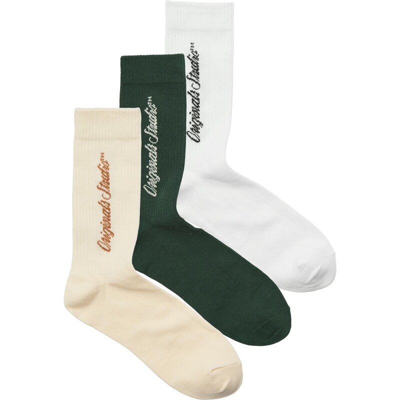 JACK & JONES Ponožky JACNORREBRO jedle / černá / bílá / barva