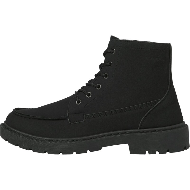 JACK & JONES Šněrovací boty antracitová