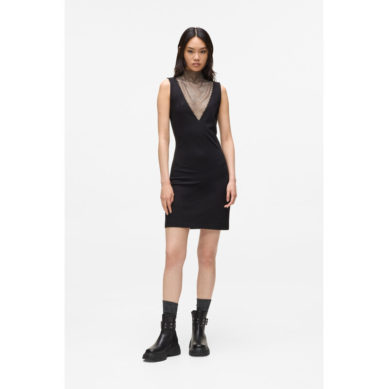 ŠATY KARL LAGERFELD JEANS KLJ CHAINMAIL DRESS
