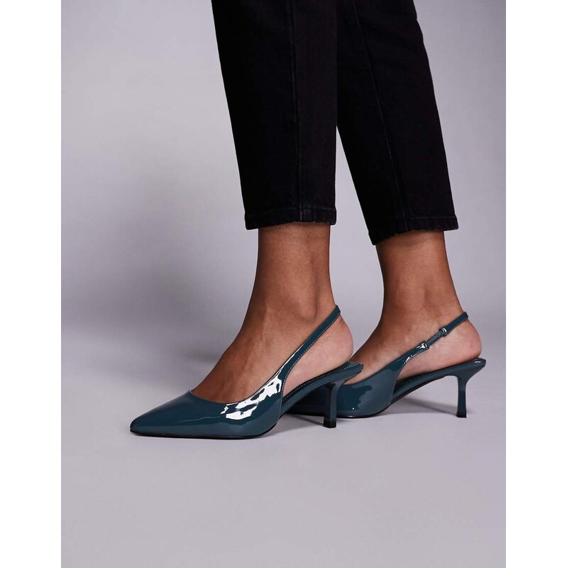 SIMMI Shoes Simmi London Laena slingback kitten heel shoes in
