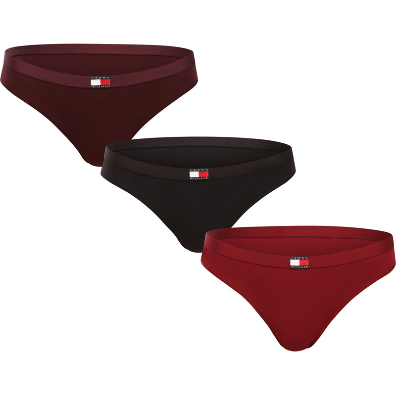 3PACK dámská tanga Tommy Hilfiger vícebarevná (UW0UW06139 0W6) 109323169