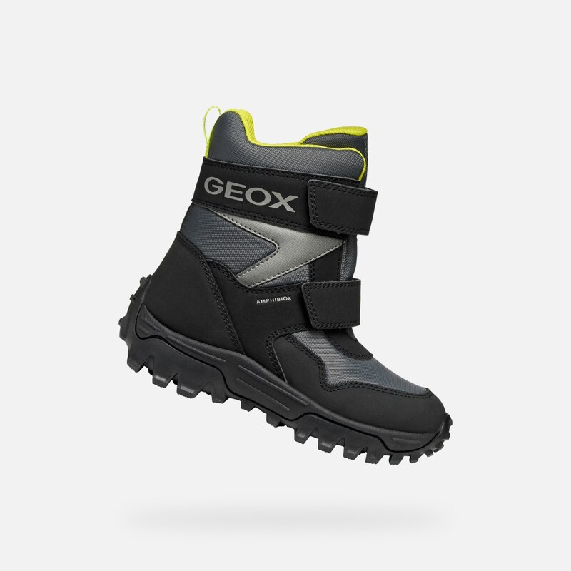 Chlapecká kotníková obuv Geox Himalaya B ABX šedá