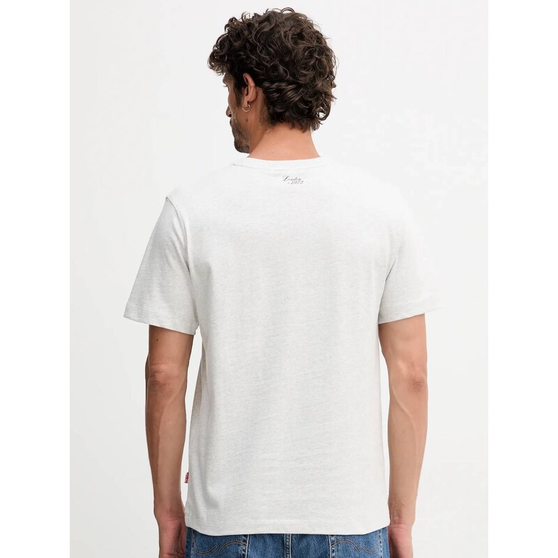 Pepe Jeans pánské světle šedé tričko.