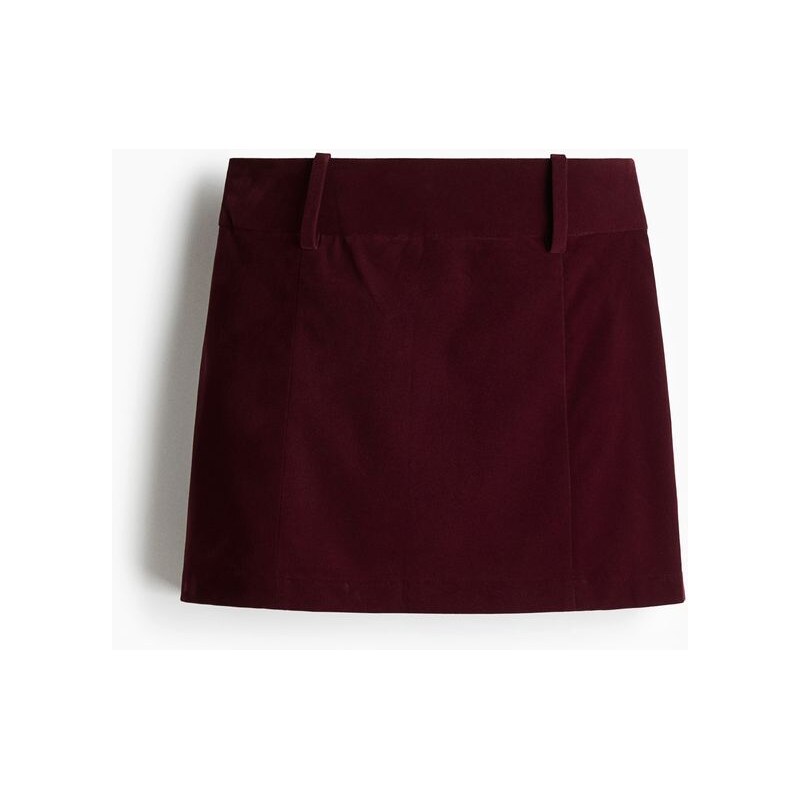 H&M - Minisukně - Vínová
