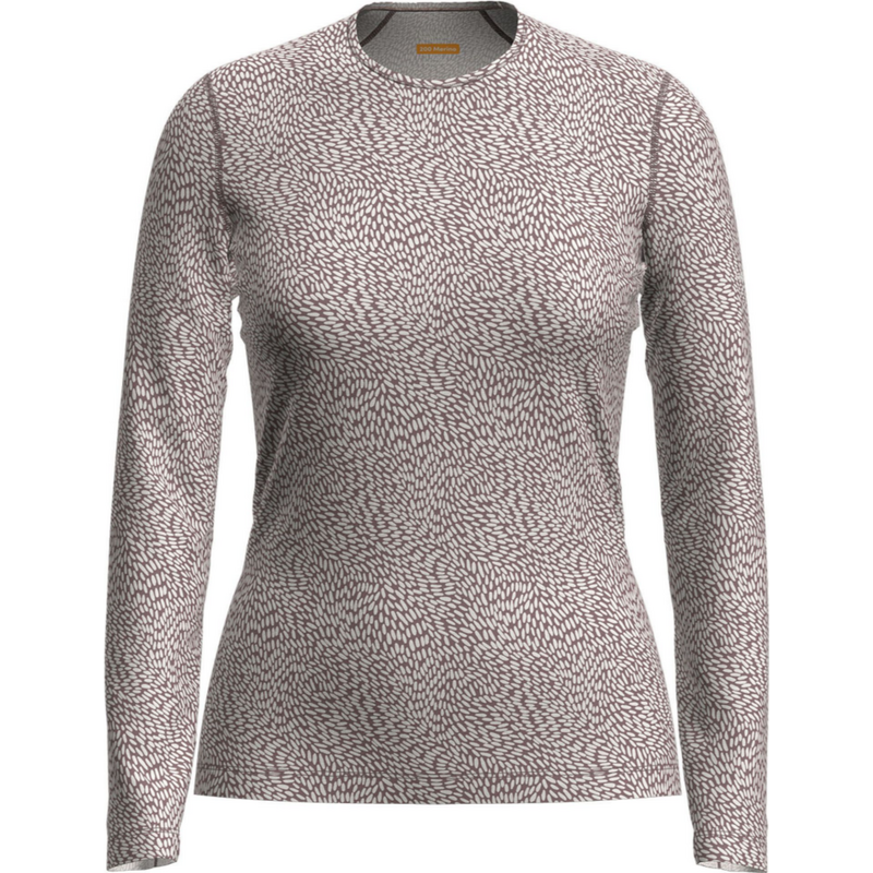 Dámské funkční triko Icebreaker Merino 200 Oasis Flock Forms 109324078