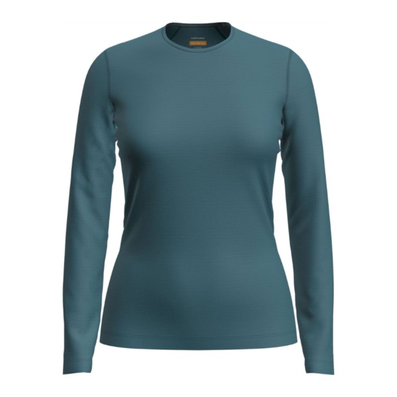 Dámské funkční triko Icebreaker Merino 200 Oasis Crewe Topaz 109324080