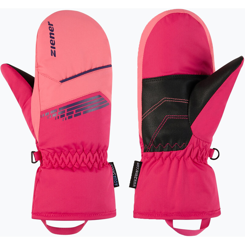 Dětské lyžařské rukavice ZIENER Lavivo-Z AS Mitten pop pink