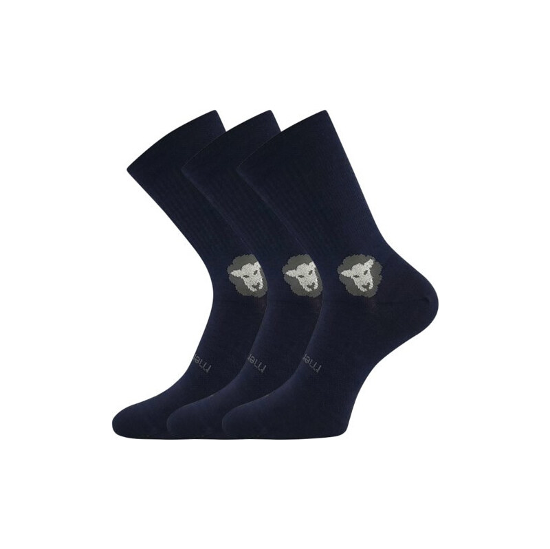 3PACK ponožky VoXX merino modré (Barefootan merino-blue) 109330551