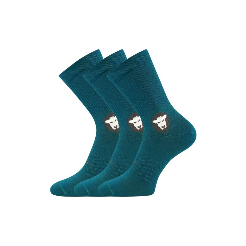 3PACK dětské ponožky Voxx merino zelené (Barefootik merino-green) 20 109330547